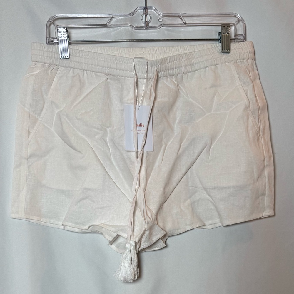 Andie The Short Linen With Tassel Drawstring Coco M